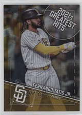 2022 Topps Series 1 2021's Greatest Hits Gold 66/75 Fernando Tatis Jr o7m