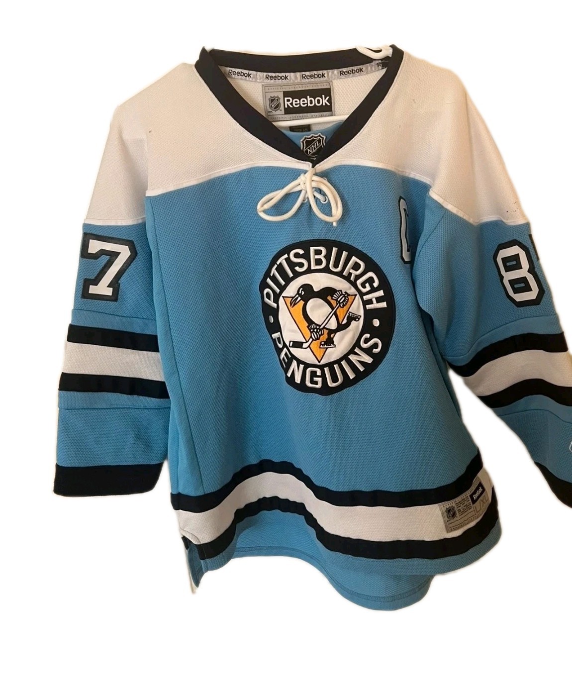 Reebok Sidney Crosby Pittsburgh Penguins 2008 Winter Classic Jersey Youth L/XL