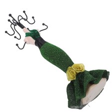 Creative Mannequin Jewelry Rack Green Resin Iron for Home Display