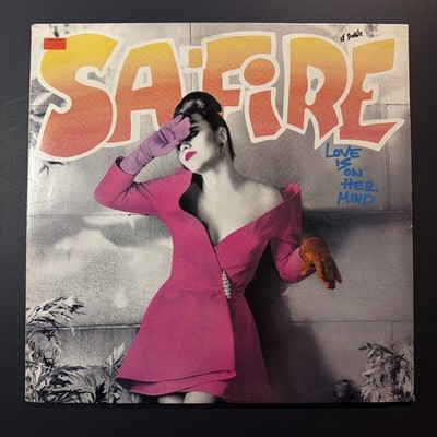 Sa-Fire - Love Is on her Mind. 12  Single Promo Cutting Records