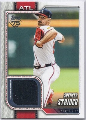 2026 Topps Series 1 Spencer Strider Real One Relic Game Worn No. 79 #79