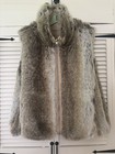 Weatherproof Garment Company Brown Reversible Faux Fur Full Zip Front Warm Vest — photo 1