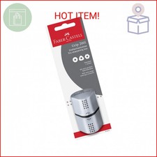 Faber-Castell Grip Trio Pencil Sharpener: Silver