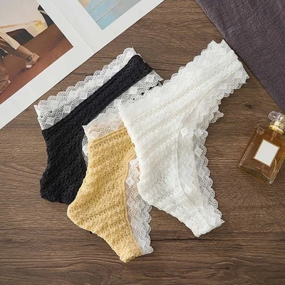Slip homme sexy motif contraste dentelle 90% nylon + 10% élasthanne couleur con - Photo 1/4
