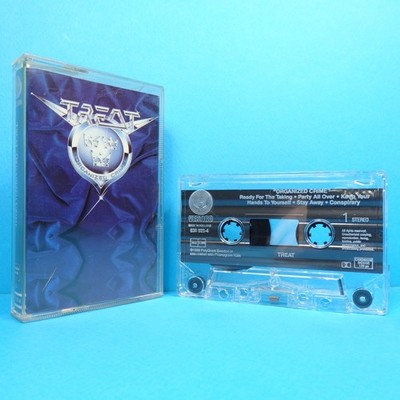   MC - TREAT - Organized Crime * Musik Kassette Music Cassette * VERTIGO 1989