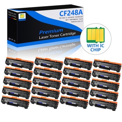 20PK CF248A 48A Toner Cartridge for HP LaserJet Pro MFP M28a M28w M29a M29w