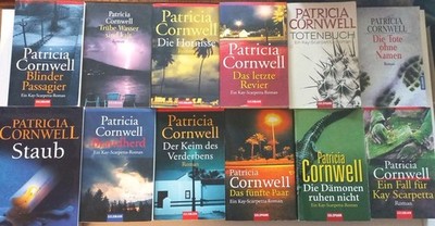 Patricia Cornwell - 12 Bücher    Sammlung - Bücherpaket