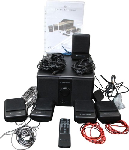 Altec Lansing VS3251 5.1 Surround Sound Computer PC Lautsprechersystem schwarz