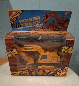 Vintage 1988 Buddy L Battery Operated Power Traxx SHOVEL Toy