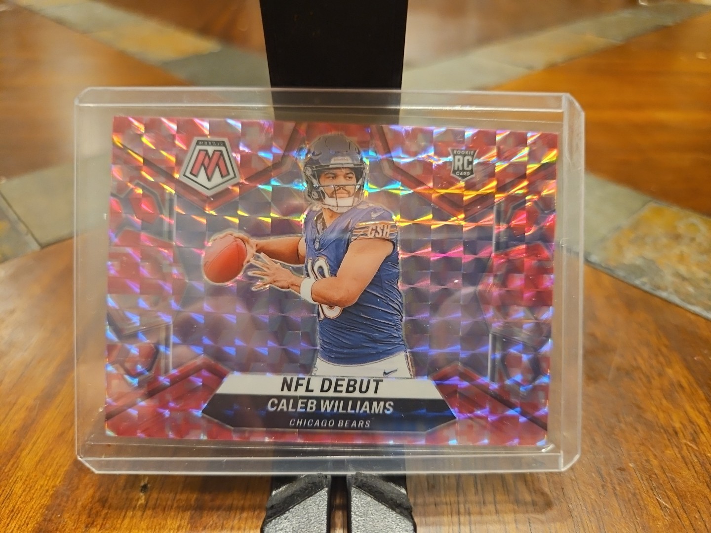 2024 Panini Mosaic - NFL Debut Caleb Williams #289 Camo Pink Mosaic Prizm (RC)