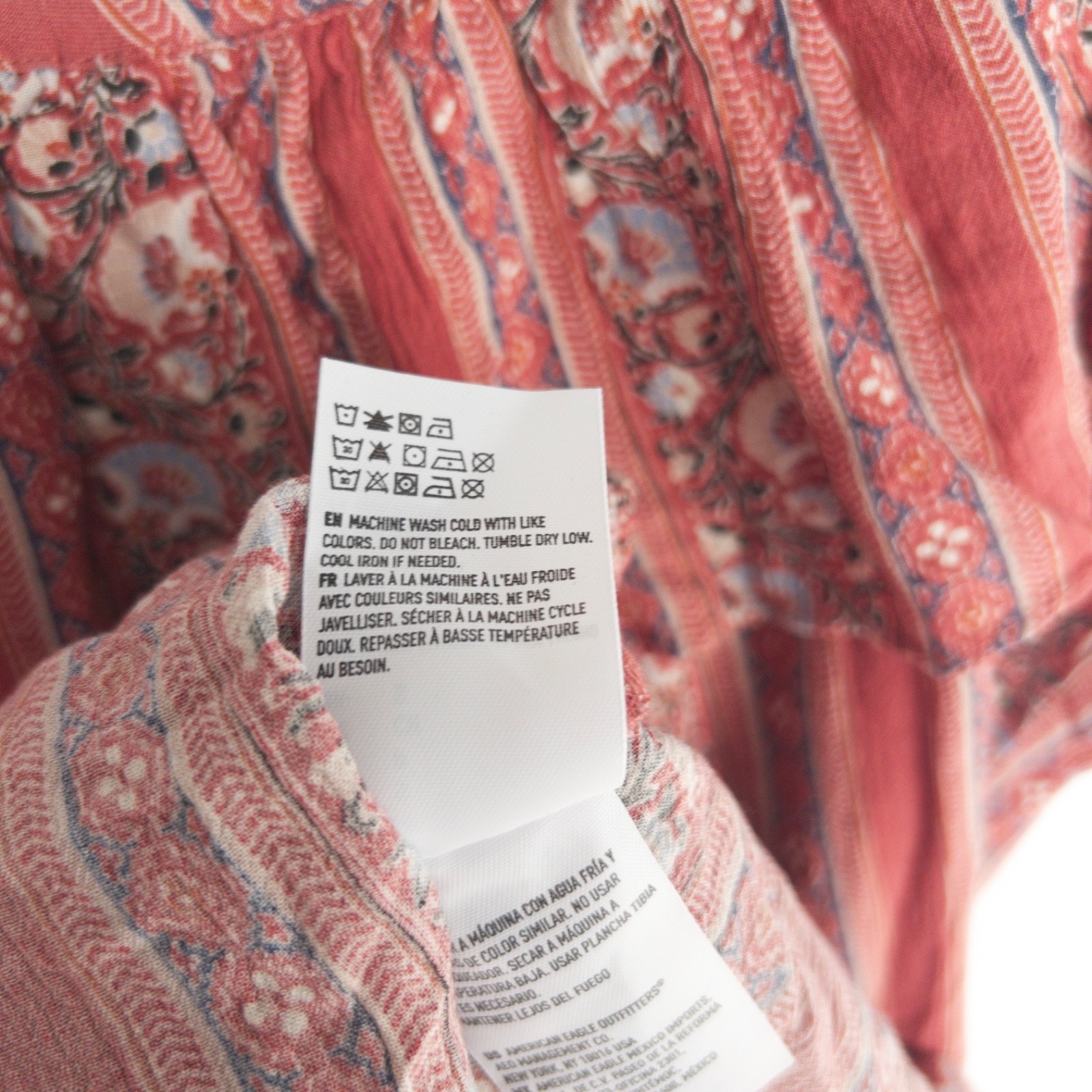 American Eagle Cottagecore Ruffle Button Front Of… - image 15