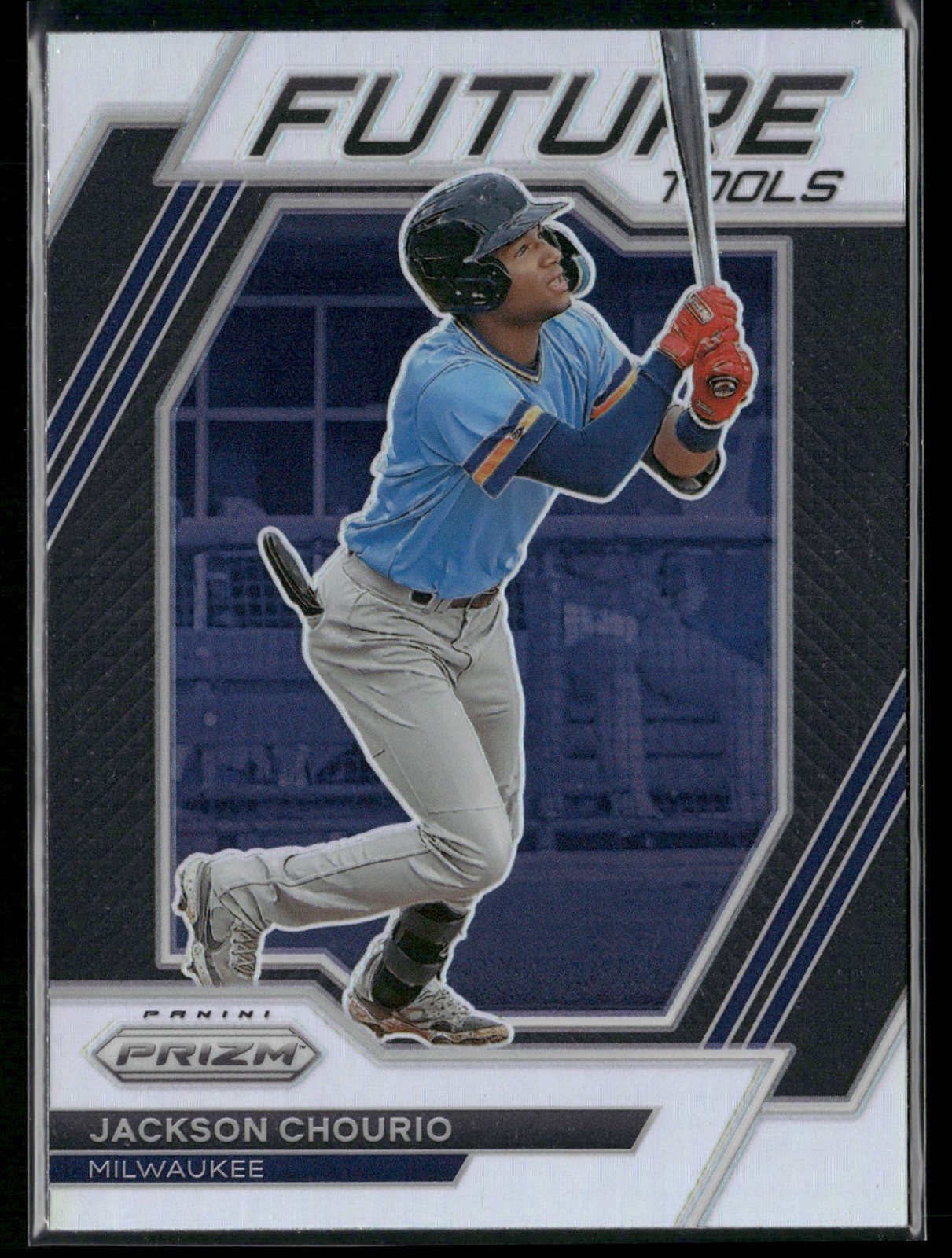 2023 Panini Prizm #FT1 Jackson Chourio Future Tools Silver Prizms