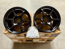 ADVAN RACING RG-4 17x9.5 5x114 +50 WHEELS RIM FOR S2K S2000 SEMI GLOSS BLACK