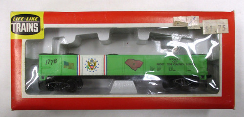 Tren a escala Ho realista estado de Carolina del Sur vagón góndola serie 08596 1776 | Zustand: Used