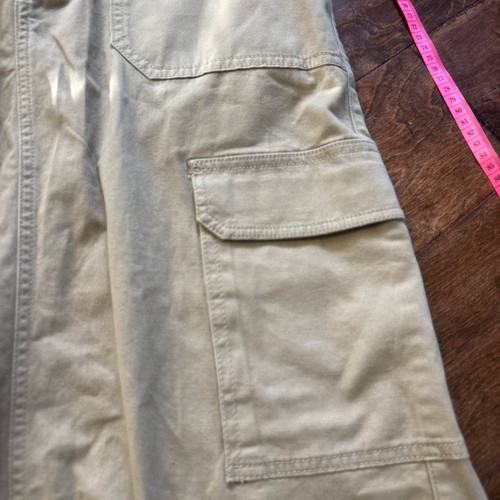 NWT Universal Thread High Rise Cargo Midi Skirt Tan Khaki y2k Women's Size 17 - Picture 5 of 10