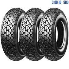 Drei COPERTONI-3.00-10 300-10 für Wespe 50 Special R L MICHELIN S84