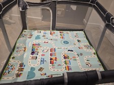 Vancle Baby Playpen with Mat 127cm x 127cm, for Babies and Toddlers