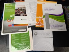 Xbox 360 System - Manual instruction Setup booklet - Xbox Live - Wireless, Etc