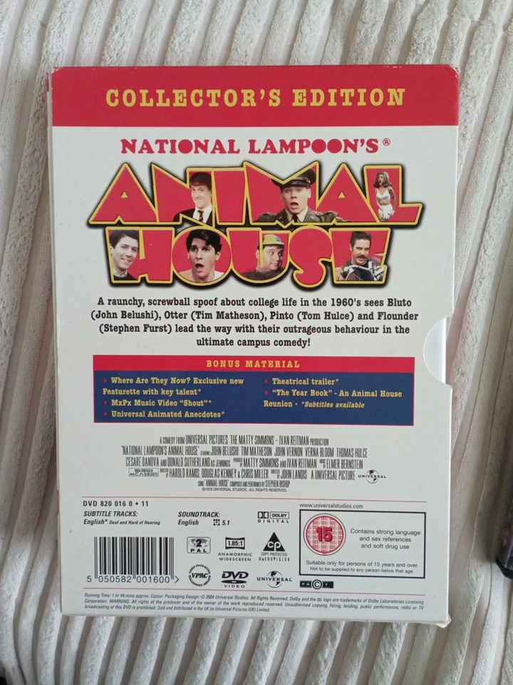 3  Classic Comedy Dvds National Lampoon's Animal House/Vacation+Blazing Saddles - Image 3 of 4