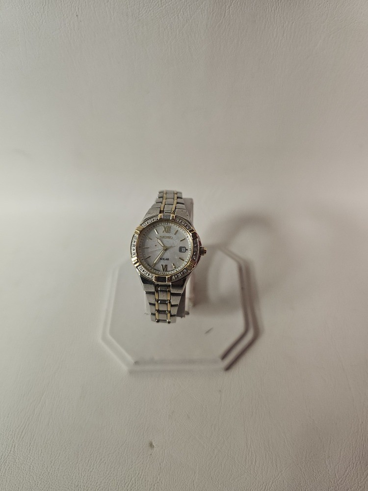 Vintage Seiko Solar Ladies Watch Model v137-0ad0 | eBay
