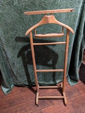 Butler Valet Mid Century Italy Vintage 1960's Gentlemen Dressing Suit Stand