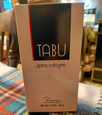 Dana Tabu Spray Cologne 1.8 oz Regular Size with Box, Spray Formulation