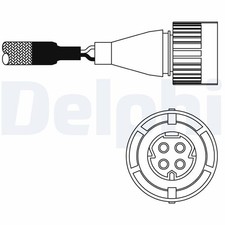 Lambdasonde Sensor Abgassteuerung DELPHI ES10986-12B1 für E30 E34 Z1 BMW E31 5er