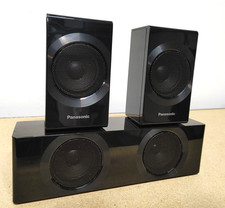 Panasonic 1 SB-HC190 Center  2 SB-HS190 Surround Speakers Tested Working