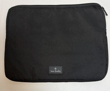 Vera Bradley Black Padded Tablet iPad Sleeve Case NWOT