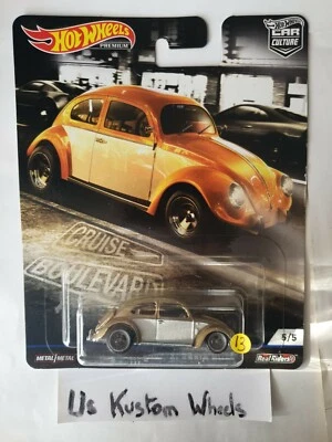 Hot wheels 1/64 🇨🇵 Cruise boulevard Volkswagen Classic Bug #5/5  - Photo 1/4