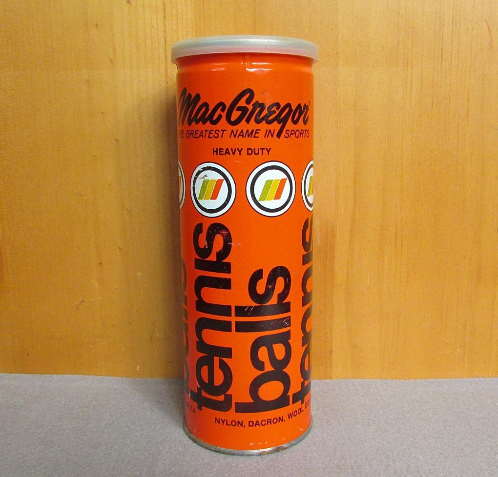 Vintage MacGregor Heavy Duty Tennis Balls Nuovo in Unopened Can Advertising Nice! Vintage MacGregor Heavy Duty Tennis Balls Nuovo in Unopened Can Advertising Nice!