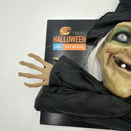 Hanging Witch halloween animated Witch 3ft hanging witch decor LED Hanging Witch - Picture 7 of 18