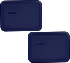 7210-PC 3-Cup Blue Plastic Food Storage Lid, Made in USA - 2 Pack