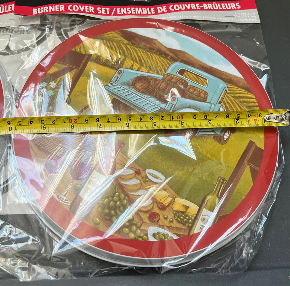 Juego de cubierta de quemador de estufa de vino y camión Cooking Concepts 8 pulgadas 10 pulgadas Foto 3 de 4