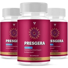 (3 Pack) Presgera Nootropic Formula, Presgera Mind Support Pills (180 Capsules)