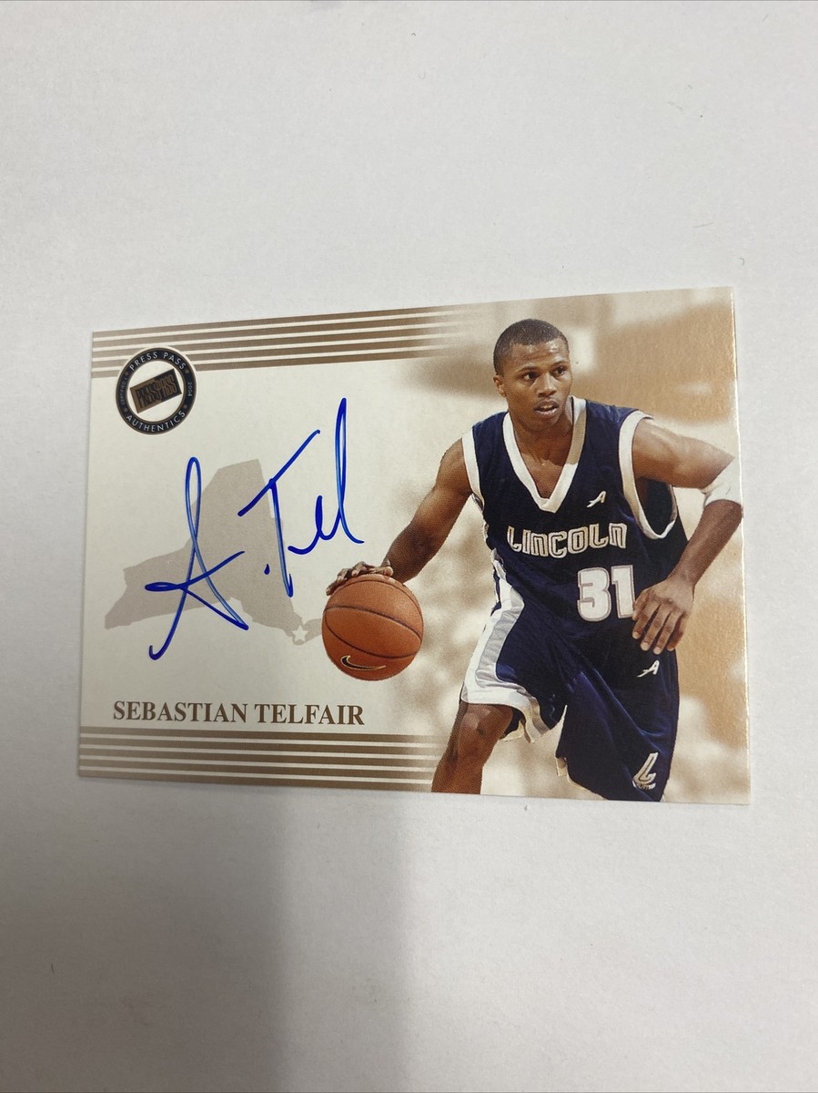 2004 Press Pass Certified Authentic Basketball Sebastian Telfair