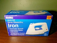 Home Exclusives Auto-off Spray/Steam/Dry Iron - Household - New In Box 2002