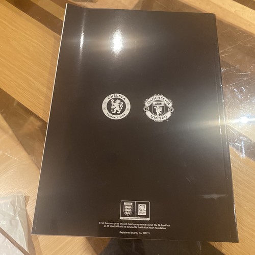 Chelsea V Manchester Utd FA Cup Final 2007 Programme + Carrier - Mint - Picture 2 of 3