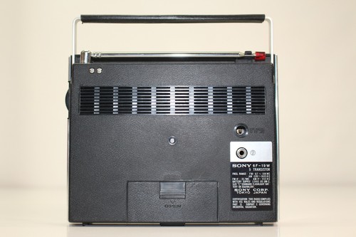 VTG Sony 6F-19W Radio FM/AM 9 Transistor Receiver 1970's Solid State Tokyo Japan - Picture 13 of 24