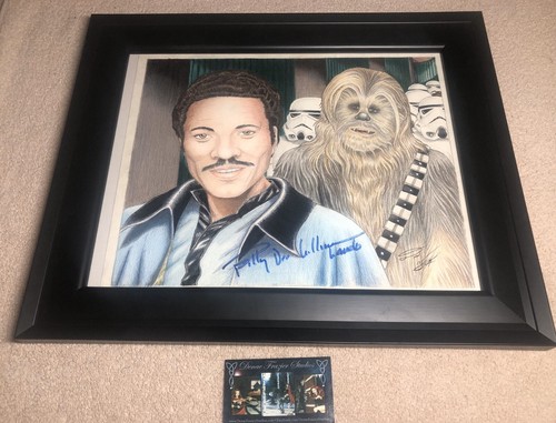 Billy Dee Williams Lando Calrissian Signed Original Star Wars Art Denae Frazier - Picture 2 of 6