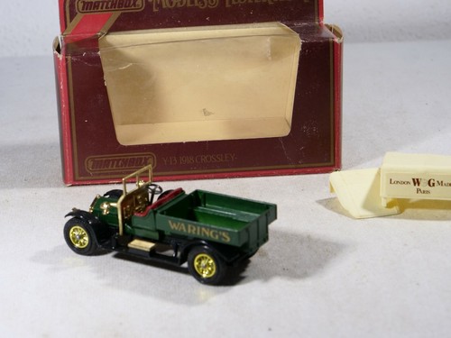 Matchbox Models of Yesteryear No. Y13 Crossley Waring's 1918 new in box 1/47 - 第 10/12 張圖片