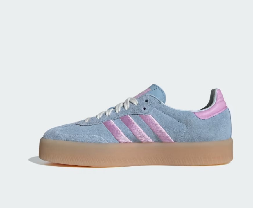 Adidas originals Women's SAMBAE Sneakers white GUM JH8836 Clear