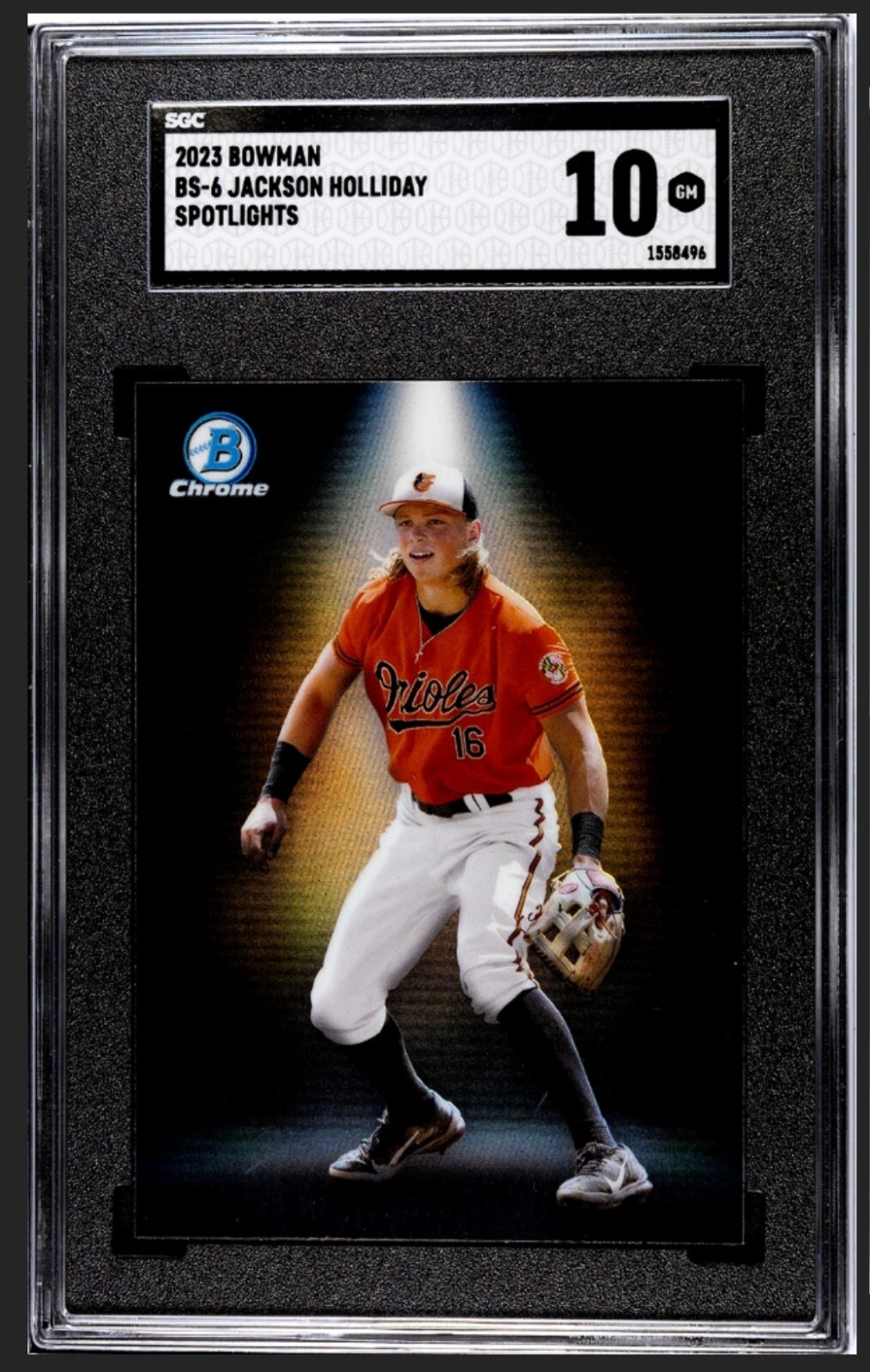 2023 Bowman - Bowman Spotlights #BS-6 Jackson Holliday (RC) Gem MINT SGC 10