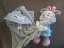 Hallmark HTF Disney Baby Minnie Mouse Plush Lovey Security Blanket NEW NO TAGS
