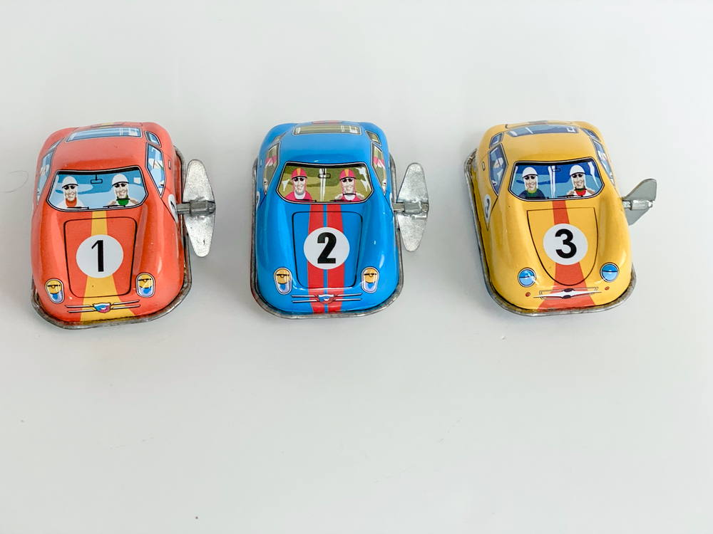 Keiner Ausser DBS Germany Tin Litho Set of 3  #1, #2, #3  Wind Up 3