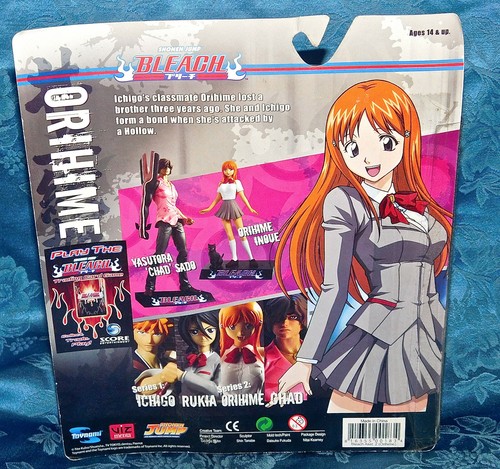 Figura Shonen Jump Bleach Orihime Inoue nueva difícil de encontrar nueva sellada y juguete para gato negro raro - Imagen 3 de 3