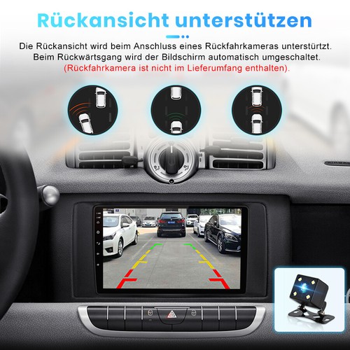 Für Smart Fortwo Cabrio/Coupe 451 2010-2015 Carplay Android GPS NAVI DAB+ 2+32GB - Bild 8 von 12