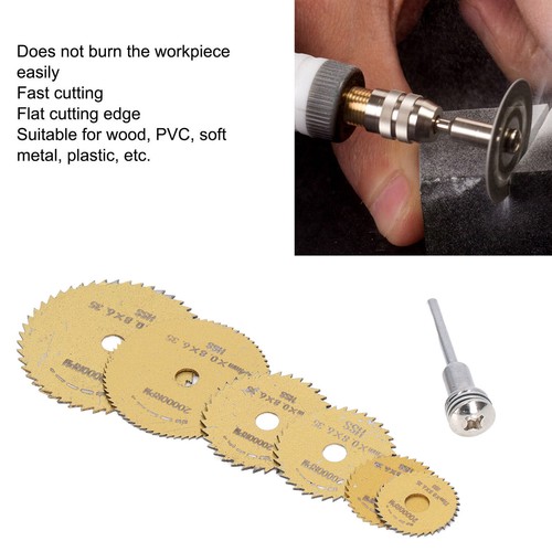 7 Piece Set HSS Saw Blade Ultra Thin Quick Cutting Mini Portable Woodworking - Picture 4 of 12