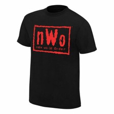 WWE NWO WOLFPAC BLACK & RED OFFICIAL T-SHIRT WCW ALL SIZES NEW