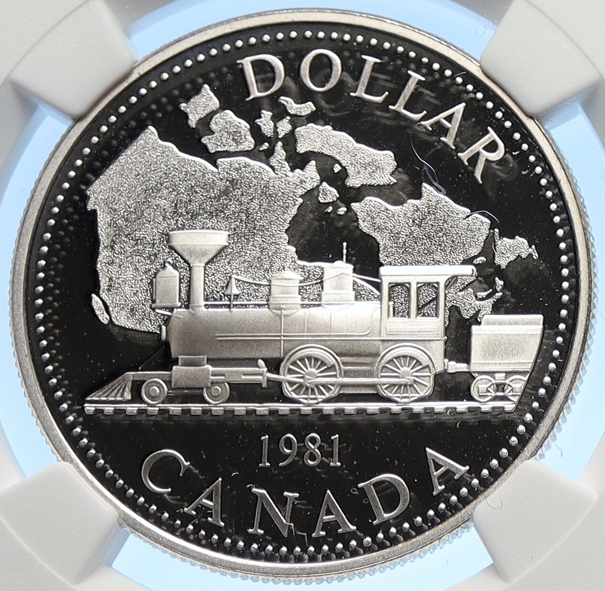 オーストラリア鉄道 Queensland railグッズセット 非売品 1981 CANADA UK Elizabeth II Railway Train PROOF Silver Dollar Coin